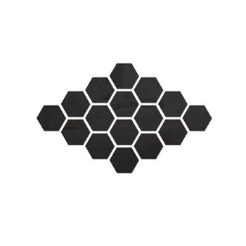 Set Oglinzi Decorative Hexagon M Black MyStyle® Luxury Home 12 bucati Set Oglinzi Decorative Hexagon M Black MyStyle® Luxury Home 12 bucati