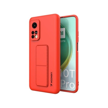 Husa Spate Wozinsky Compatibila Cu Xiaomi Mi 10T Pro 5G / Mi 10T 5G, Cu Stand Metalic Pe Spate, Protectie La Camera - Rosu Husa Spate Wozinsky Compatibila Cu Xiaomi Mi 10T Pro 5G / Mi 10T 5G, Cu Stand Metalic Pe Spate, Protectie La Camera - Rosu