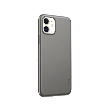 Husa Ultra Slim Hoco Thin Compatibila Cu iPhone 11, Negru Fumurie Husa Ultra Slim Hoco Thin Compatibila Cu iPhone 11, Negru Fumurie