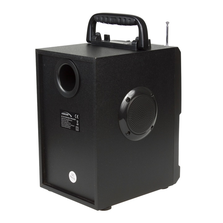 Boxa Bluetooth cu radio FM, MP3, USB, AUX, Audiocore AC730, negru