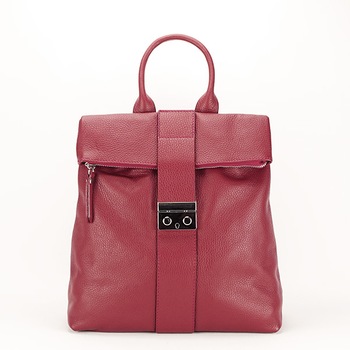 Rucsac din piele naturala bordo Sonia Bordo Rucsac din piele naturala bordo Sonia Bordo