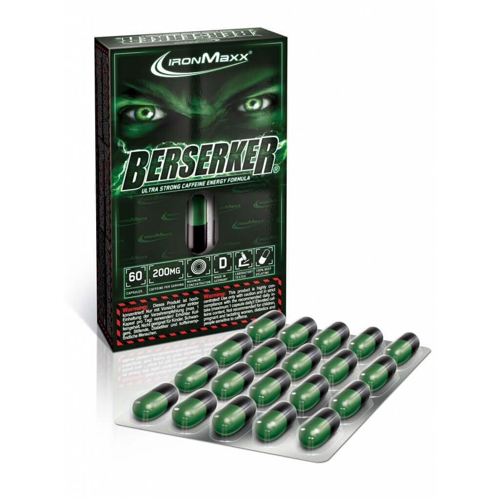 Supliment IronMaxx Berserker, 60 capsule