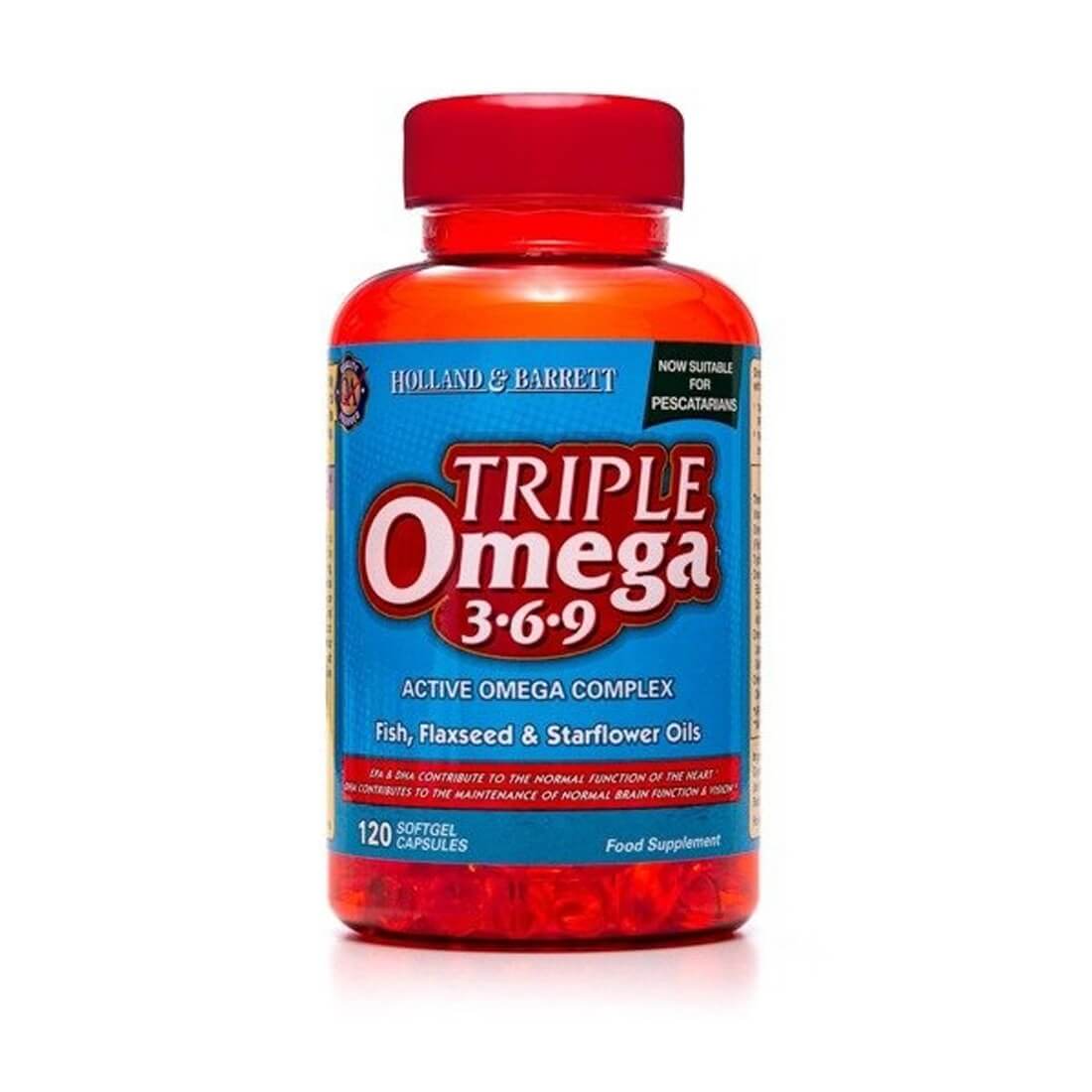 Supliment alimentar Holland & Barrett Triple Omega Acid 369, 120