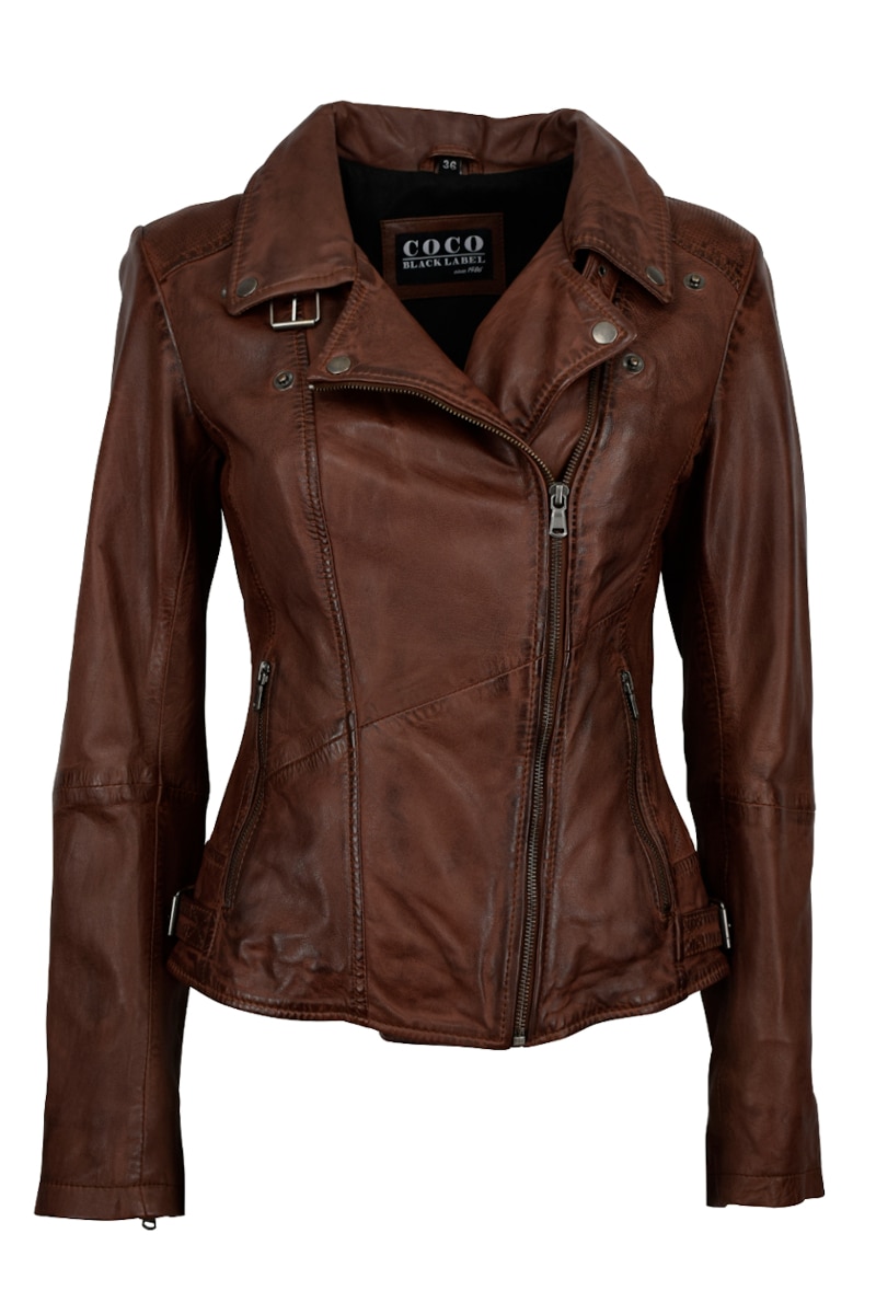 Geaca de piele Kim CBL, Maro, Maro