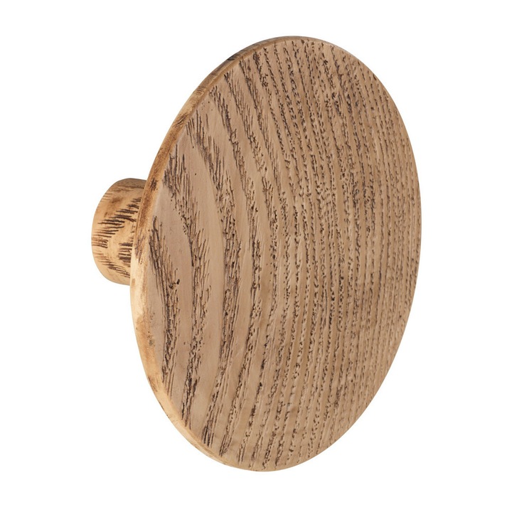 Agatatoare cuier Melle, finisaj stejar, D80 mm