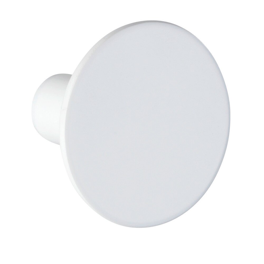 Agatatoare cuier Melle, finisaj alb, D50 mm