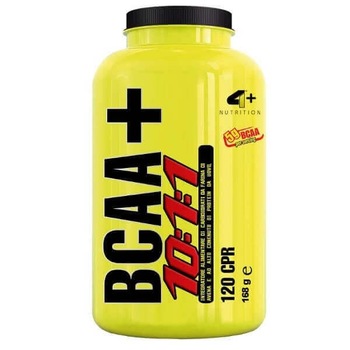 Aminoacizi BCAA, 4+Nutrition, 10:1:1, 120 capsule Aminoacizi BCAA, 4+Nutrition, 10:1:1, 120 capsule