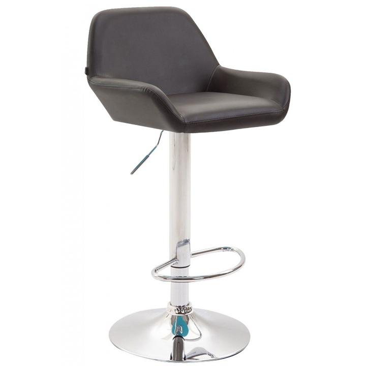 Scaun de bar BHM Germany, Brag, Gri