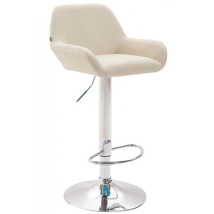 Scaun de bar BHM Germany, Brag, Crem