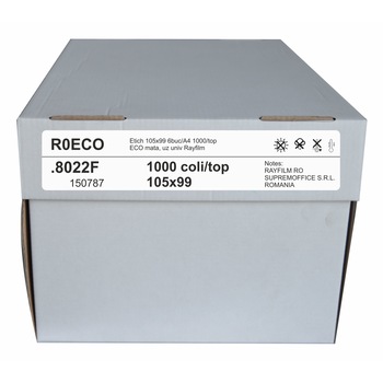 Etichete hartie autoadezive 105x99 6buc/A4 1000/top ECO mata, uz universal Rayfilm Etichete hartie autoadezive 105x99 6buc/A4 1000/top ECO mata, uz universal Rayfilm