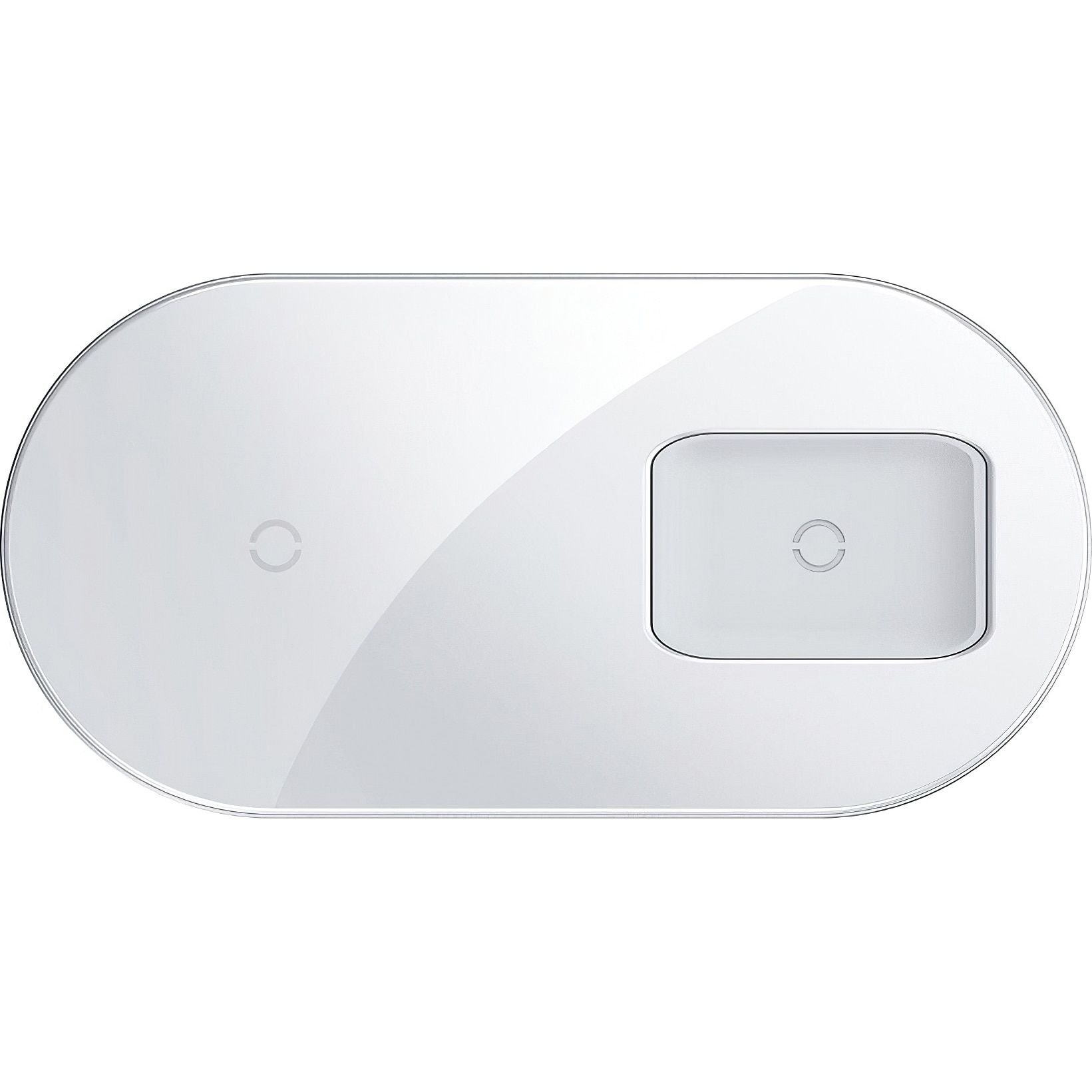 Incarcator retea Baseu Wireless Simple QI, Quick Charge, 15W, Alb