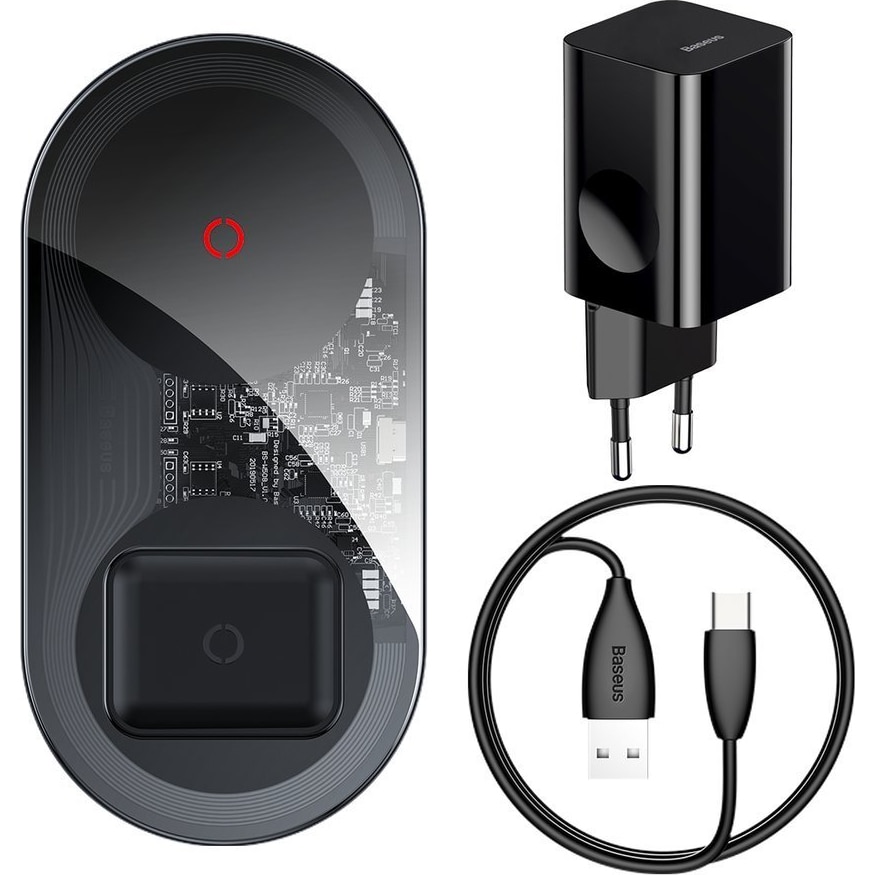 Мрежово зарядно устройство Baseus Turbo Wireless, Quick Charge, 20W ...
