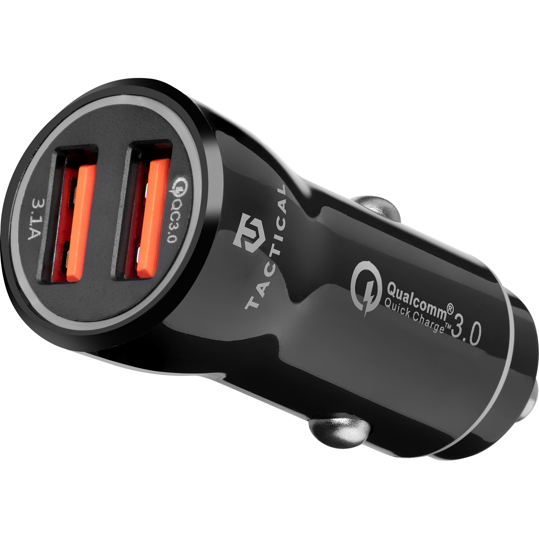 Incarcator auto Tactical YSL-399 USB, 2 x USB, 18W, Quick Charge, Negru