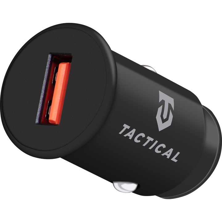 Tactical LZ-336 USB autós töltő, 1 X USB, 18 W, gyorstöltés, fekete
