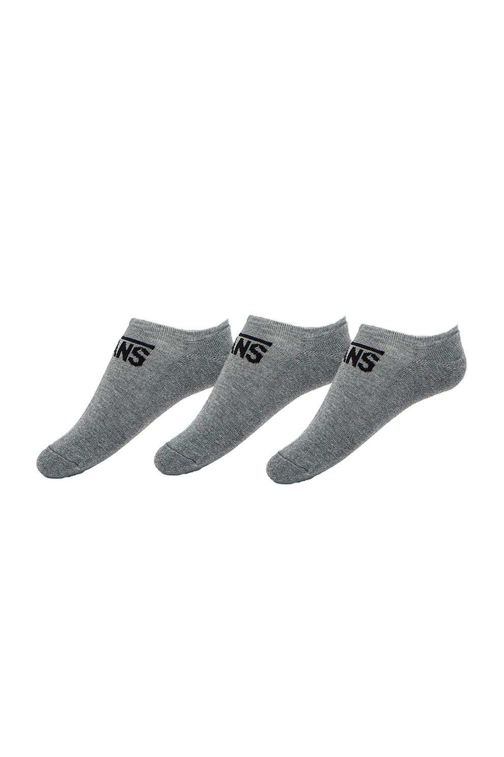 Vans, Set de sosete foarte scurte Classic - 3 perechi, Gri melange, 38.5-42