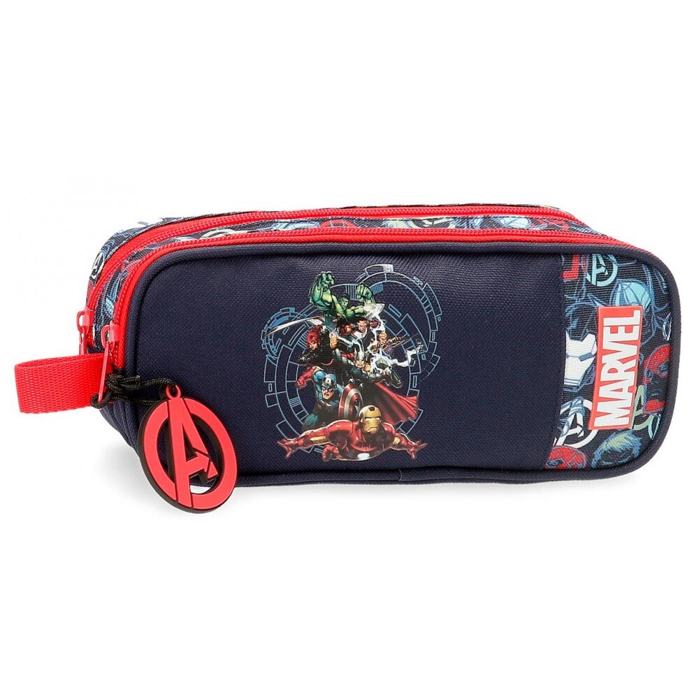 Penar scoala 2 compartimente, Avengers Team, 23x9x7 cm