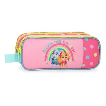 Penar scoala 2 compartimente Paw Patrol Follow Your Rainbow, 23x9x7 cm Penar scoala 2 compartimente Paw Patrol Follow Your Rainbow, 23x9x7 cm