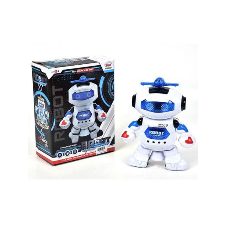 Elektronikus táncoló robot funkciókkal 20cm