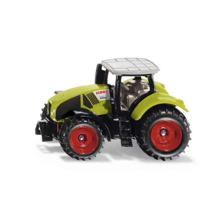 Tractor, Siku, Claas Axion 950, Metal/Plastic, 3 ani, 6.5x4x3.5 cm, Verde/Negru