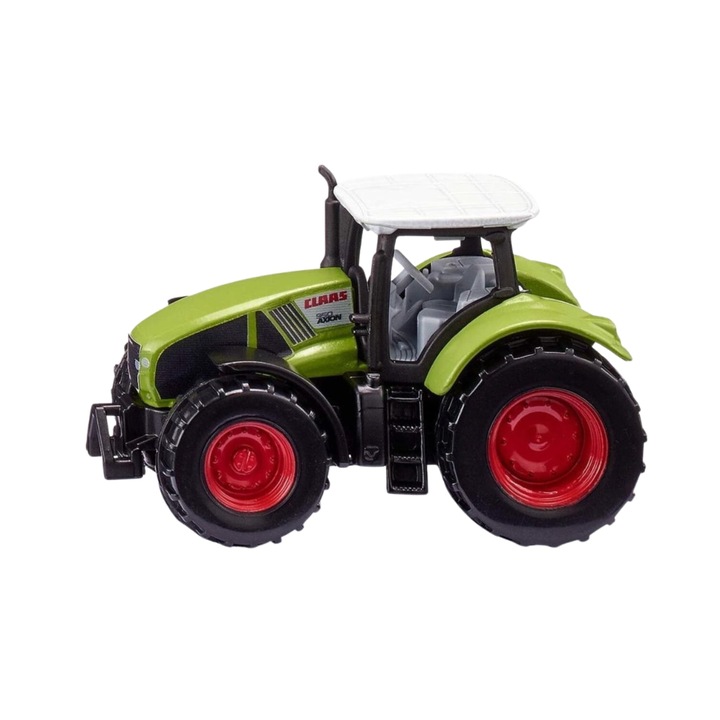 Трактор, Siku, Claas Axion 950, Метал/Пластмаса, 3 години, 6.5x4x3.5 см, Зелен/Черен