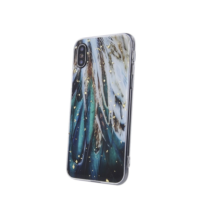 APPLE iPhone 12 \ 12 Pro tok - TPU Gold Glam (tollas)