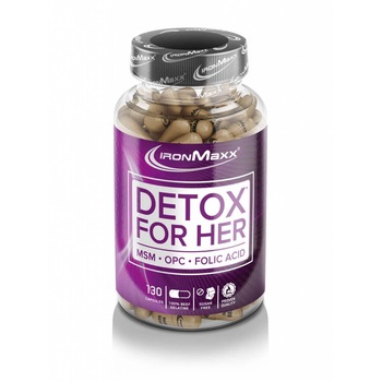 Supliment alimentar IronMaxx Detox, 130 capsule Supliment alimentar IronMaxx Detox, 130 capsule