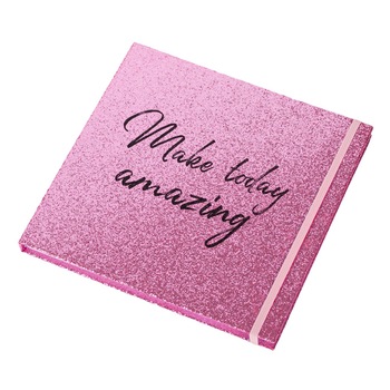 Notes adeziv, Zola®, stil carnetel, mov cu sclipici, 20.5x22 cm Notes adeziv, Zola®, stil carnetel, mov cu sclipici, 20.5x22 cm