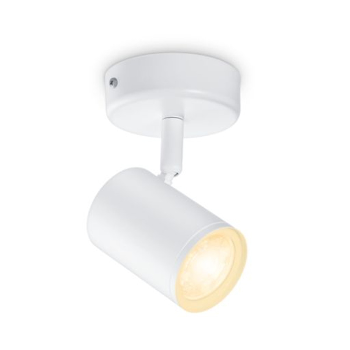 Spot inteligent WiZ Imageo, Wi-Fi, Bluetooth, 4.9W, 345 lm, lumina alba reglabila, metal, Alb, clasa energetica G