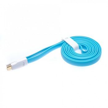 Cablu magnetic Tellur Micro USBm, 120 cm, Albastru