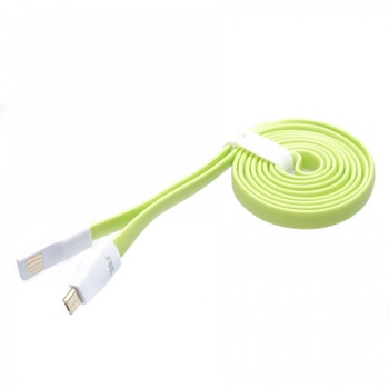 Cablu magnetic Tellur Micro USB, 120 cm, Verde Cablu magnetic Tellur Micro USB, 120 cm, Verde