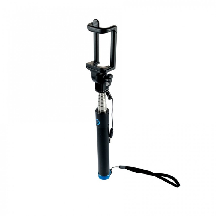 Selfie Stick Tellur Premium, vezetékes, kék