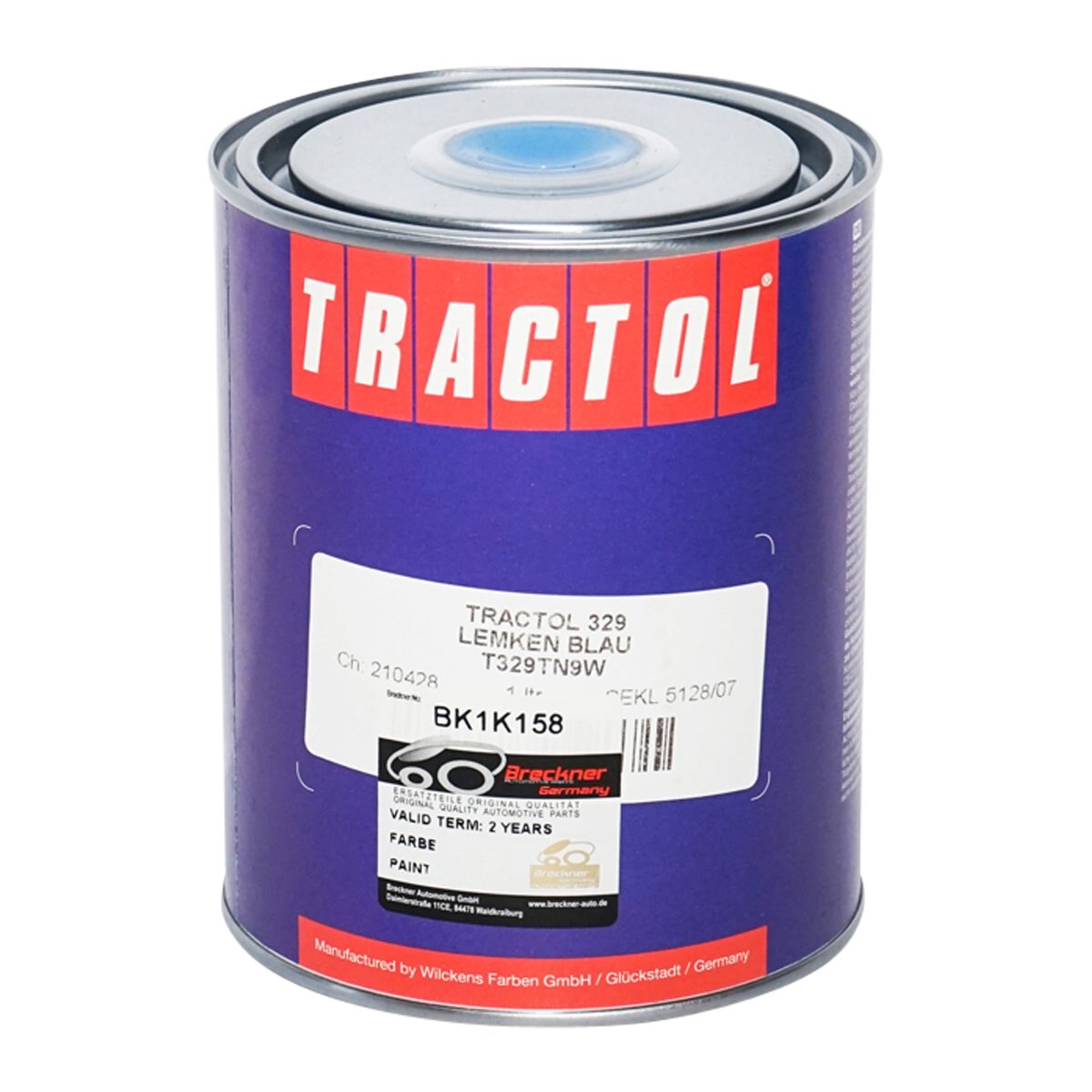 Vopsea auto albastru tip Lemken, 1L