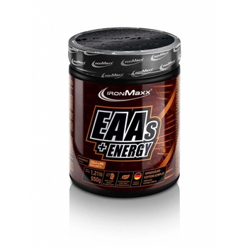 Aminoacizi IronMaxx EAA + Energy, Mere verzi, 550g Aminoacizi IronMaxx EAA + Energy, Mere verzi, 550g