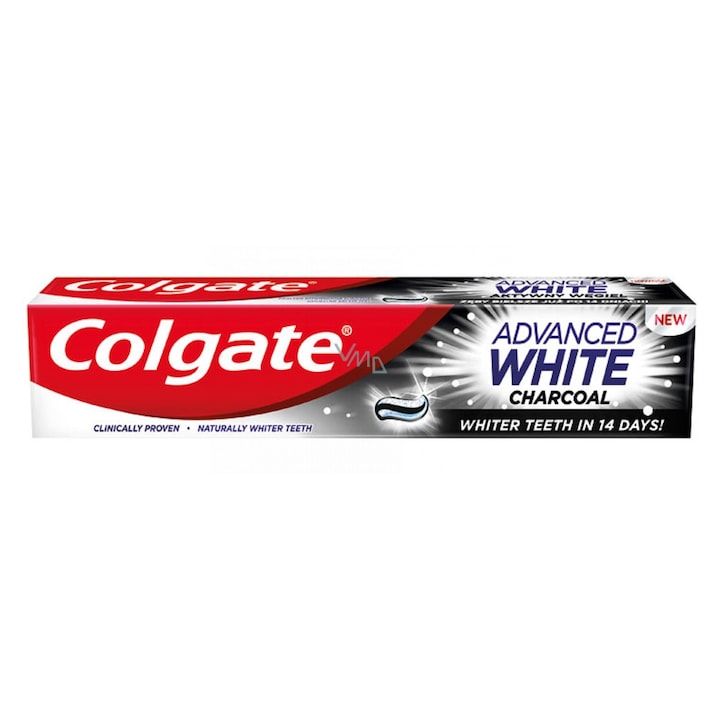 Colgate Fogkrém Advanced Whitening Charcoal, 75ml