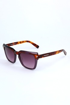 Dsquared2, Ochelari de soare unisex cu lentile in degrade, Maro/Portocaliu, 51-20-140 Standard Dsquared2, Ochelari de soare unisex cu lentile in degrade, Maro/Portocaliu, 51-20-140 Standard