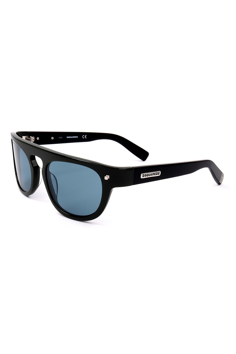 Dsquared2, Ochelari de soare rotunzi unisex, Negru, 53-20-130 Standard