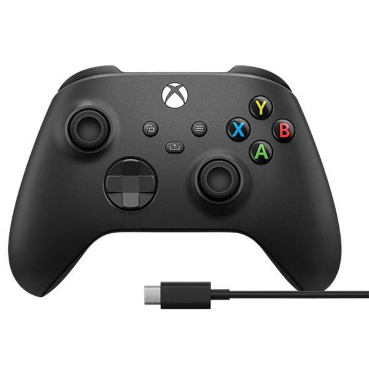 Контролер Microsoft Xbox One Series X Wireless Carbon Black, USB Type C кабел