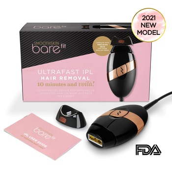 Epilator SmoothSkin BARE Fit 2021 IPL, impulsuri nelimitate, ultra rapid, cu certificat medical FDA, 2 moduri de tratare, cap de precizie, epilator cu impulsuri de lumina Epilator SmoothSkin BARE Fit 2021 IPL, impulsuri nelimitate, ultra rapid, cu certificat medical FDA, 2 moduri de tratare, cap de precizie, epilator cu impulsuri de lumina