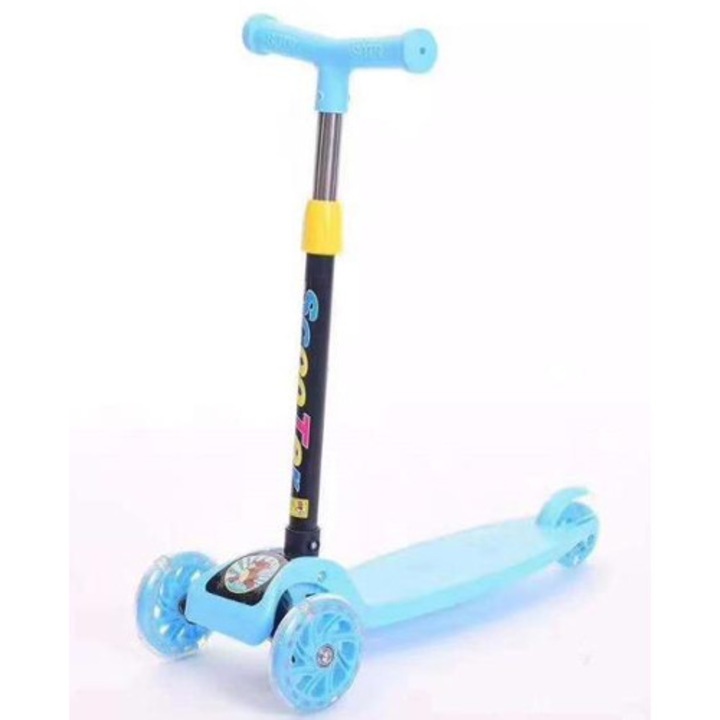 Сгъваем скутер с 3 колела, син