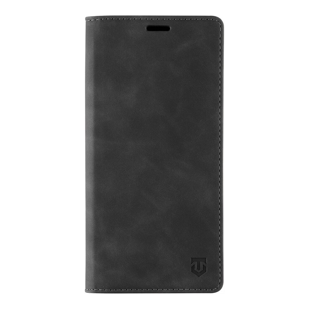 Husa din piele cu suport si compartiment pentru carduri pentru iPhone SE (2020), iPhone 8, iPhone 7, Tactical Xproof (negru)