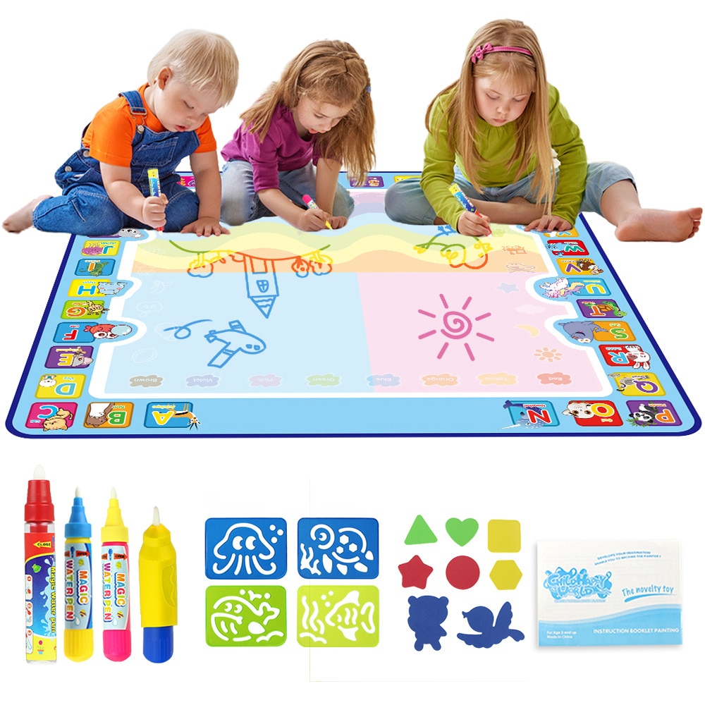 Aqua Magic Doodle Mat with Glow in the Dark – Zen Laboratory