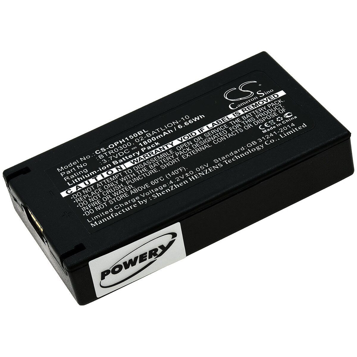 Akku Batterie 1800mAh für Opticon PX-35, H-32, PX-36, H-32A