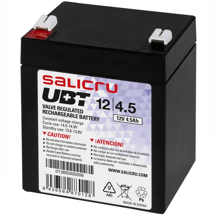 Acumulator UPS Salicru UBT 12/4,5