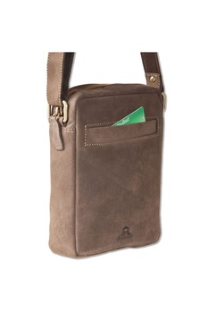 Geanta barbati Woodland, 22x19x6 cm, Piele naturala, Maro inchis Geanta barbati Woodland, 22x19x6 cm, Piele naturala, Maro inchis