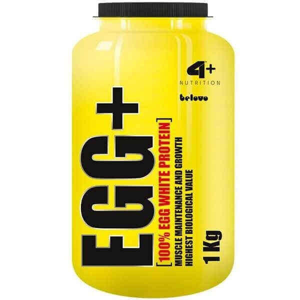 Supliment proteine din ou 4+ Nutrition, Aroma ciocolata, 1 kg