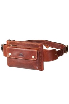 Borseta barbati Woodland, 13x19x6 cm, Piele naturala, Cognac Borseta barbati Woodland, 13x19x6 cm, Piele naturala, Cognac