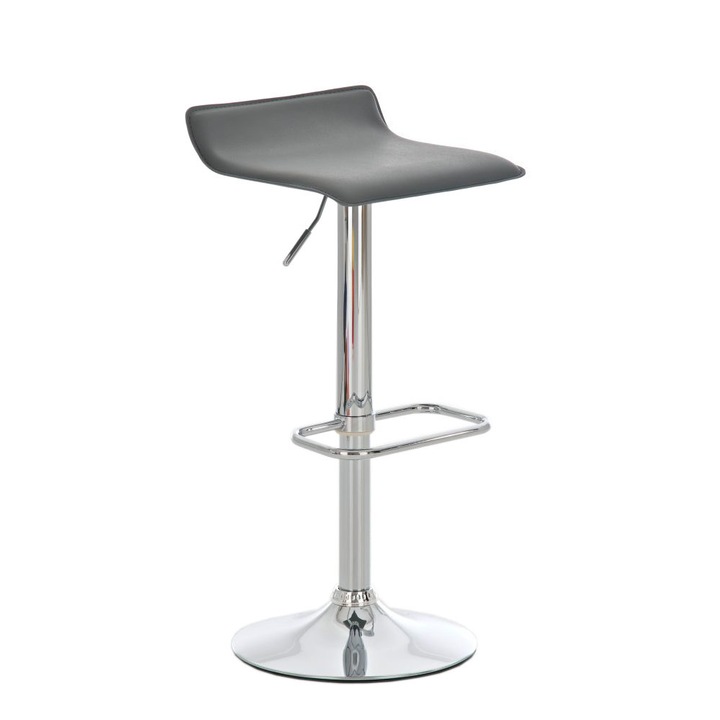 Scaun de bar BHM Germany, Don, Gri