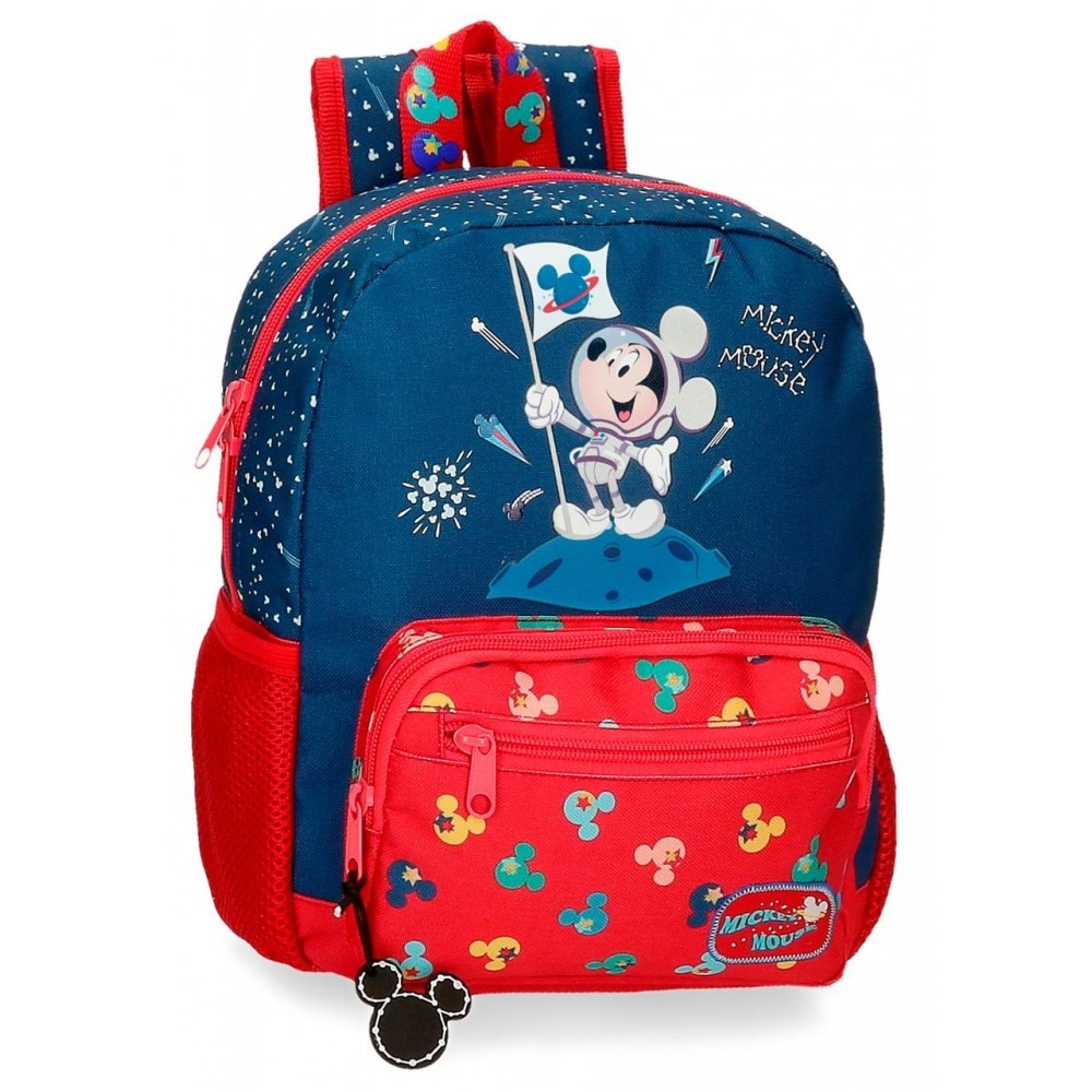 Rucsac gradinita Mickey on the Moon, 23x28x10 cm