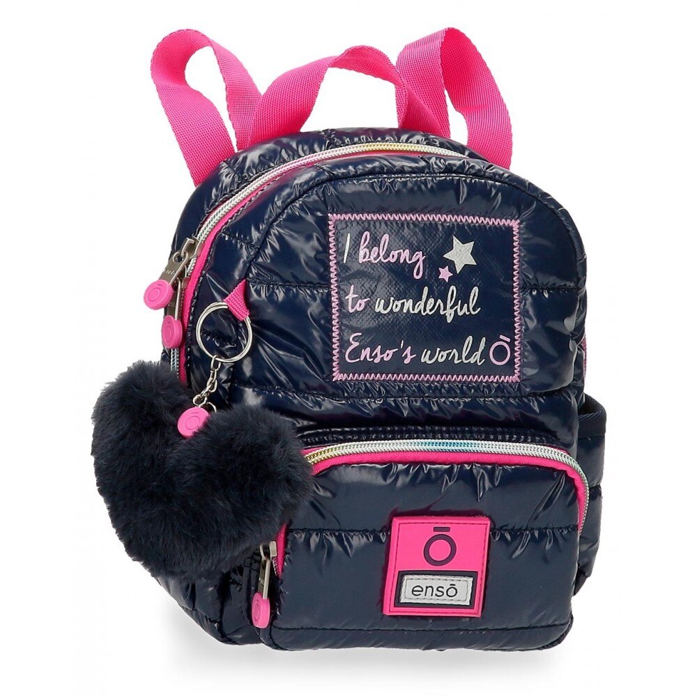 Rucsac gradinita fete Enso Make a Wish, bleumarin, 19x23x8 cm