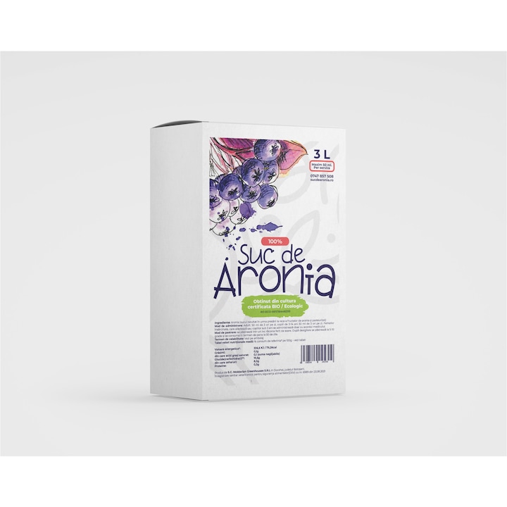 Suc de Aronia 100%, 3 L